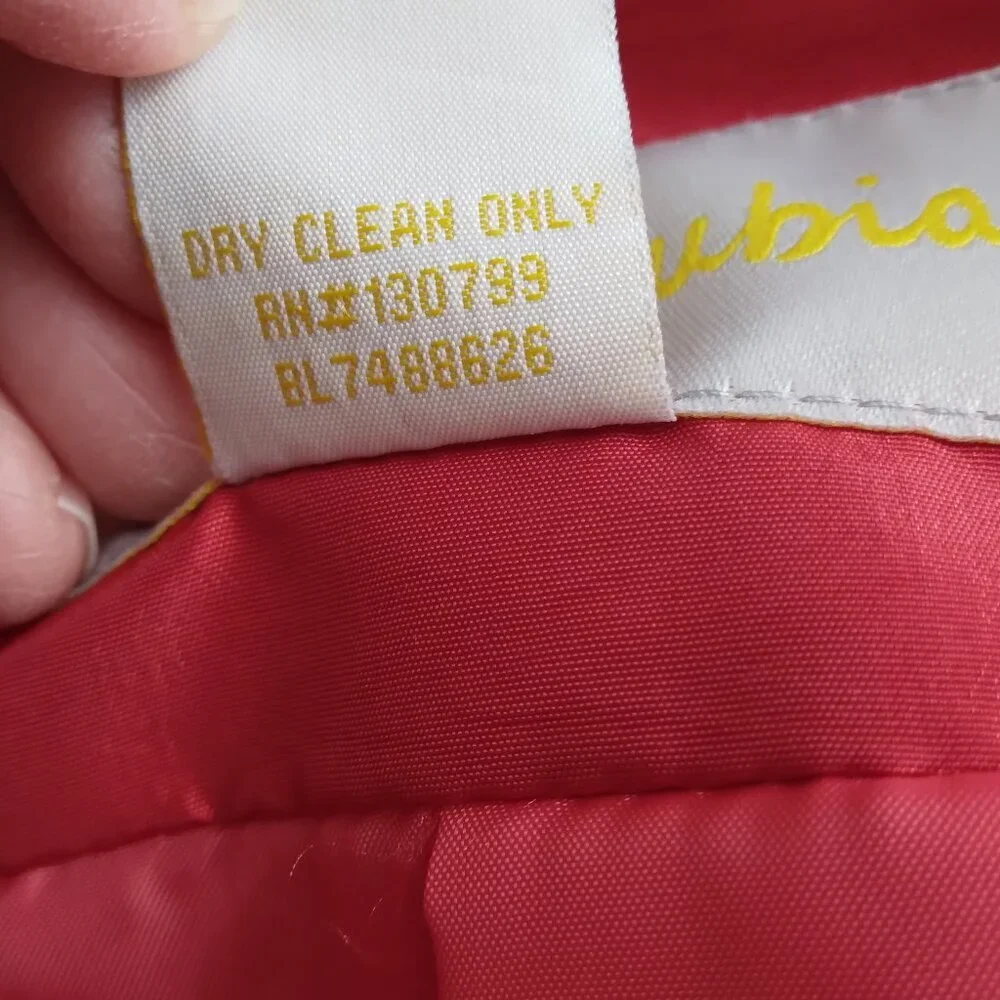 Nubiano | "Church Dress" Red Wrap Dress Belted | Size 12 - Picture 14 of 14